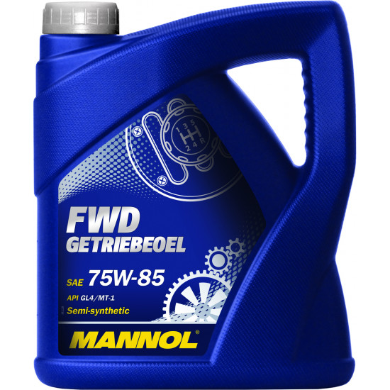 Масло Трансмиссионное 75w85 GL4 4л Mannol FWD п/с