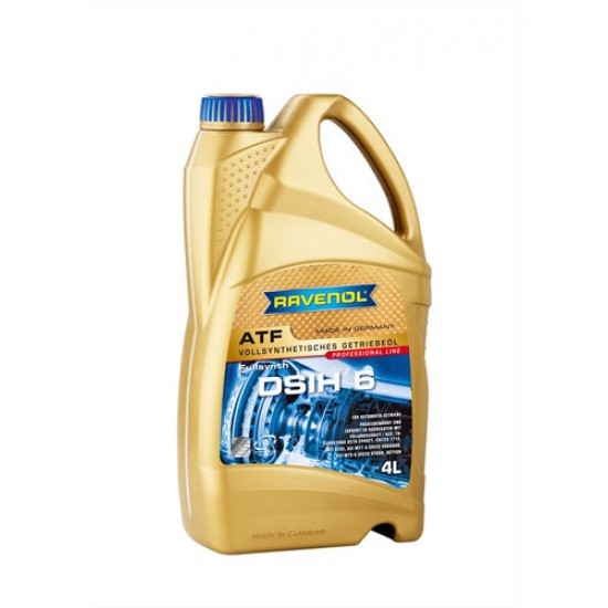 Масло Трансмиссионное ATF DSIH 6 RAVENOL ATF 4л.