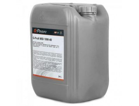 Масло моторное 10w40 20л G-PROFI MSI