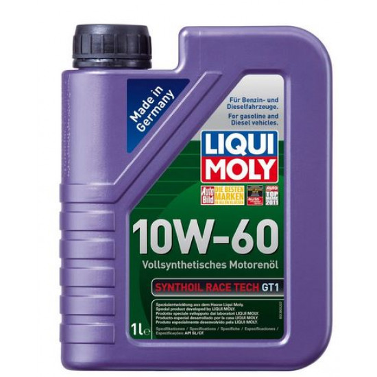 Масло моторное 10w60 1л LM Synthoil Rase Tech GT 1