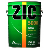 Масло моторное 10w40 20л ZIC X5000 Diesel п/с.