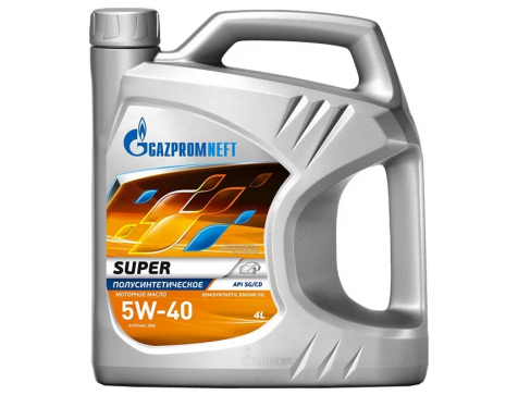 Масло моторное 5w40 4л Gazpromneft Super